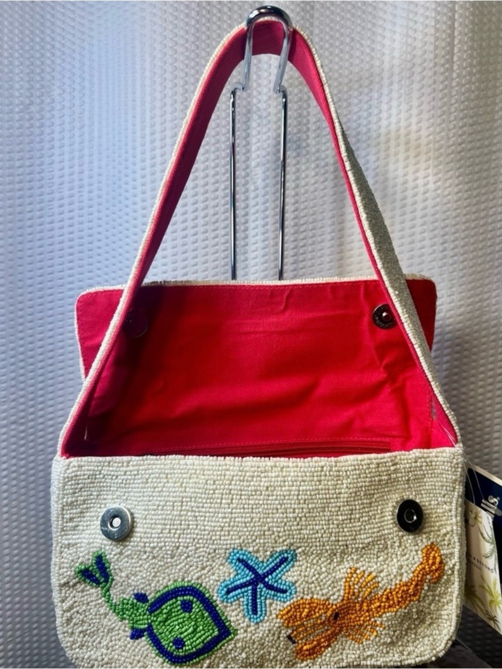 NWT Viral Beaded Sea Life Bag!! - Picture 8 of 8